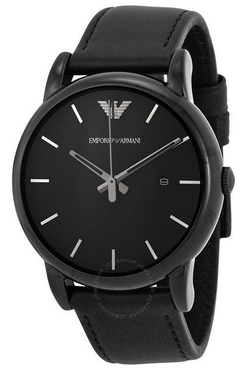 Buy Emporio Armani Classic Black Dial Black Leather Strap Watch for Men - AR1732 in Pakistan