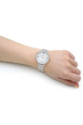 Buy Jacqueline White Dial Silver Steel Strap Watch For Women in Pakistan