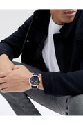 Buy Fossil Men's Quartz Chronograph Blue Leather Strap Blue Dial 44mm Watch FS4835 in Pakistan
