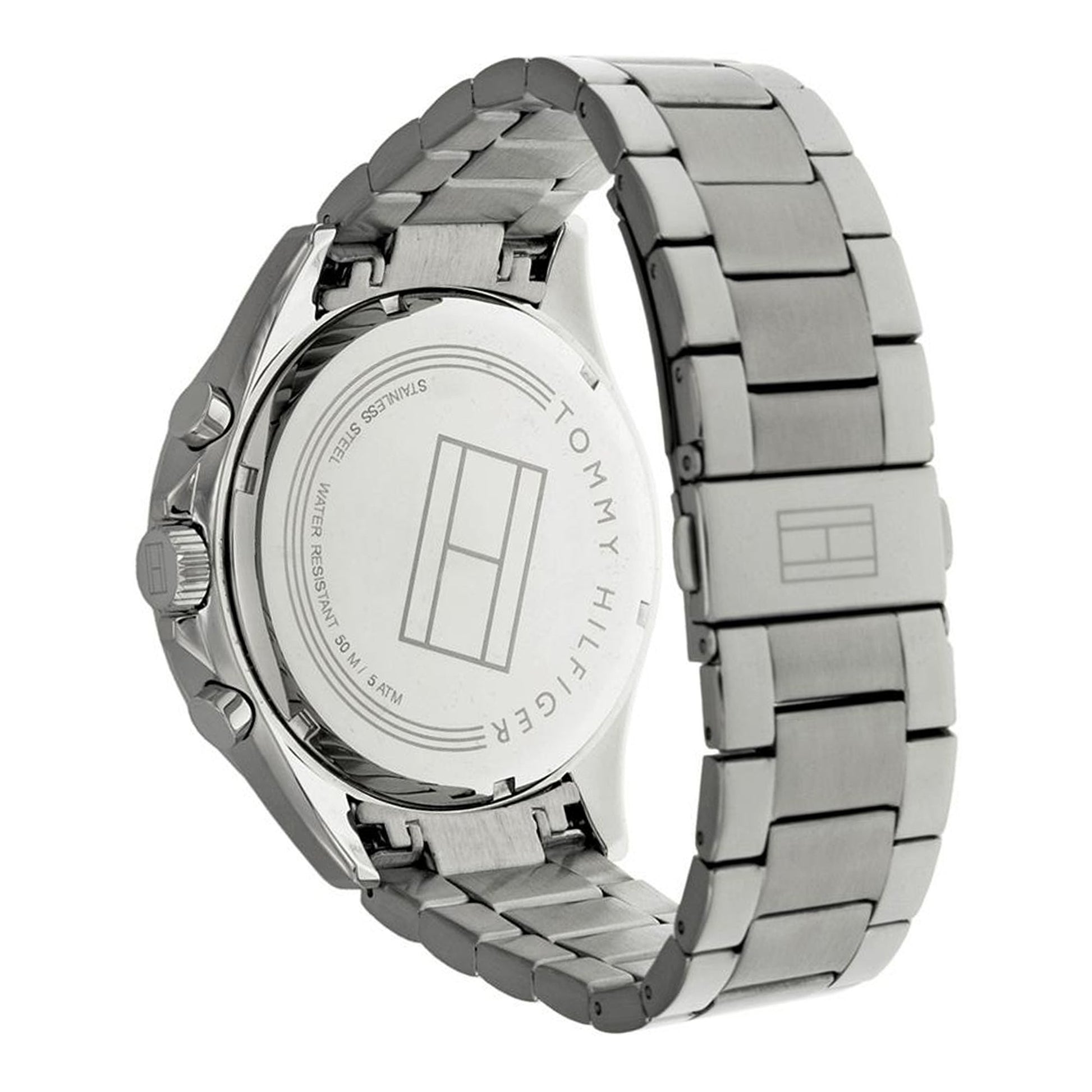 Buy Tommy Hilfiger Mens Analog Display Quartz Black Dial 46mm Watch - 1791104 in Pakistan