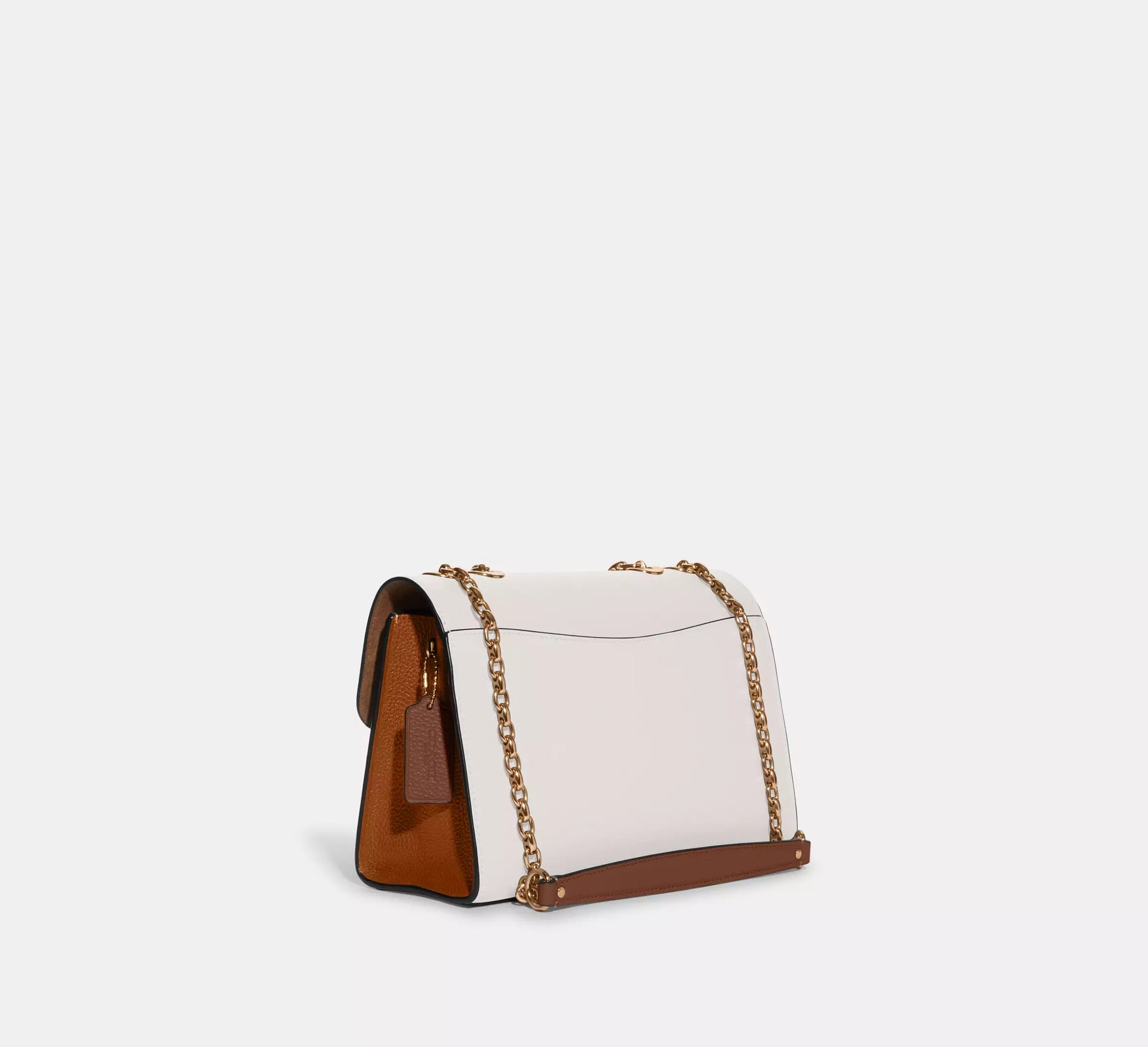 Buy Coach Lane Shoulder Bag Gold Chalk in Pakistan