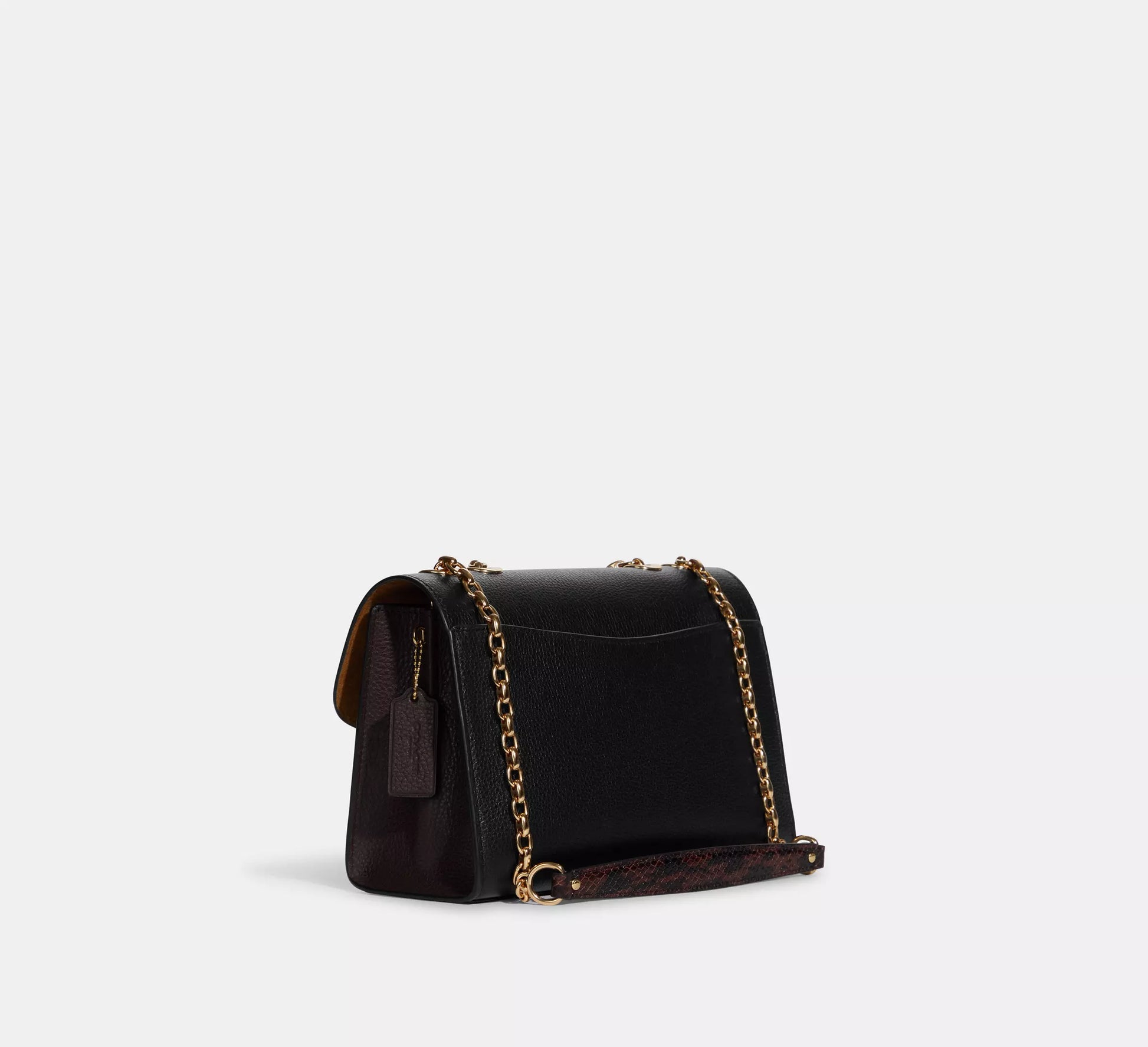 Buy Coach Lane Shoulder Bag Gold Black in Pakistan