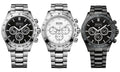 Buy Hugo Boss Mens Chronograph Quartz Stainless Steel Black Dial 46mm Watch - 1512965 in Pakistan