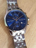 Buy Hugo Boss Mens Chronograph Quartz Stainless Steel Blue Dial 41mm Watch - 1513384 in Pakistan