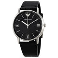 Buy Emporio Armani Men's Quartz Leather Strap Black Dial 41mm Watch AR11013 in Pakistan