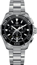 Buy Tag Heuer Aquaracer Black Dial Black Steel Strap Watch for Men - CAY111A.BA0927 in Pakistan