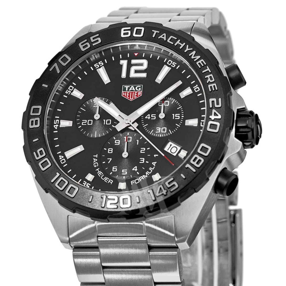 Buy Tag Heuer Formula 1 Black Dial Silver Steel Strap Watch for Men - CAZ1010.BA0842 in Pakistan