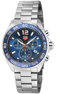 Buy Tag Heuer Formula 1 Chronograph Blue Dial Silver Steel Strap Watch for Men - CAZ1014.BA0842 in Pakistan