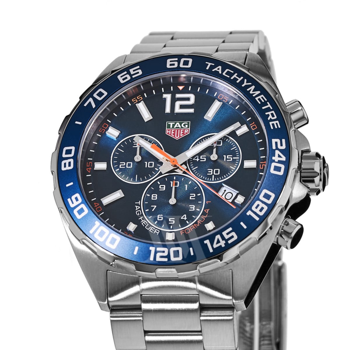 Buy Tag Heuer Formula 1 Chronograph Blue Dial Silver Steel Strap Watch for Men - CAZ1014.BA0842 in Pakistan