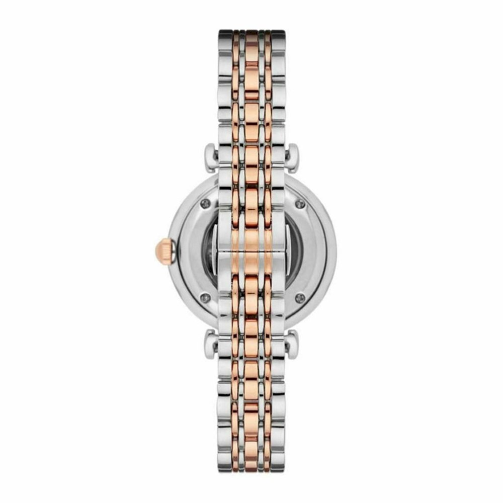 Buy Emporio Armani Gianni T Bar Silver Dial Two Tone Steel Strap Watch for Women - AR1992 in Pakistan