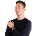 Buy Tommy Hilfiger Mens Quartz Leather Strap Blue Dial 44mm Watch - 1791468 in Pakistan