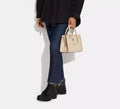Buy Coach Grace Carryall Carriage Logo Satchel Bag Gold Ivory in Pakistan