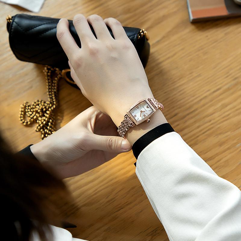 Buy Emporio Armani Gianni T-Bar White Dial Rose Gold Steel Strap Watch for Women - AR11406 in Pakistan