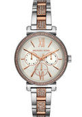 Buy Michael Kors Women's Sofie White Dial Two Tone Stainless Steel Strap Watch  - Mk4353 in Pakistan