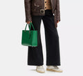 Buy Coach Tote With Signature Canvas Green in Pakistan