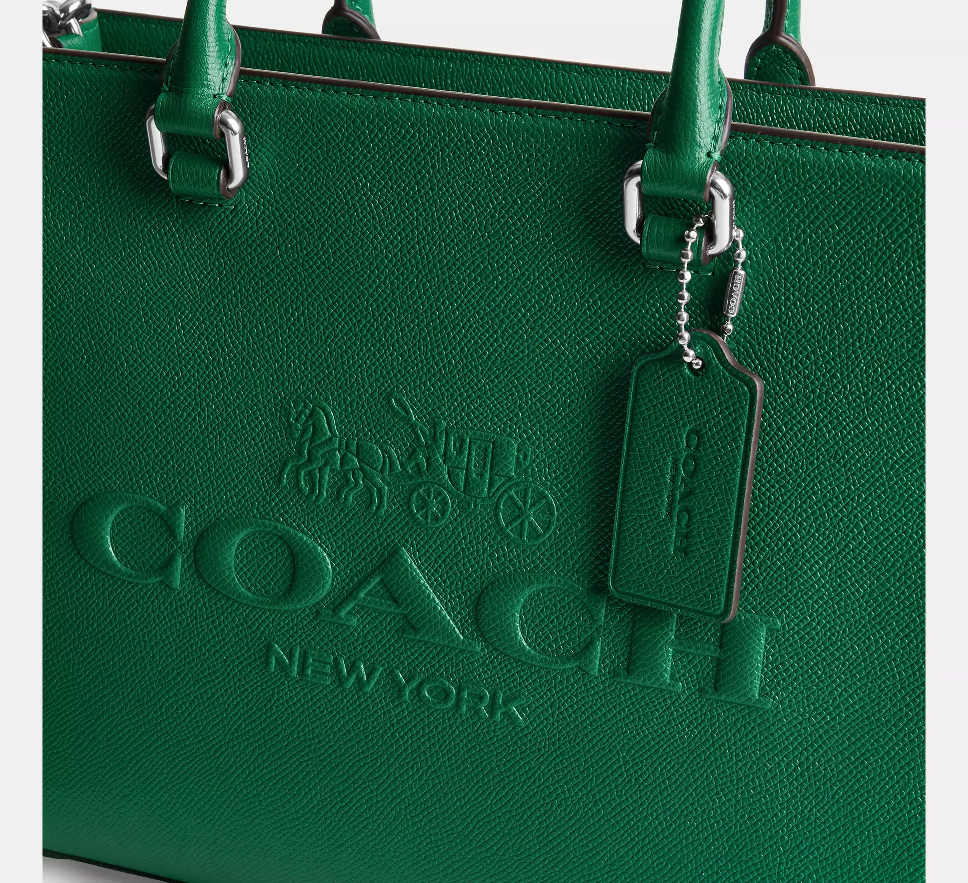 Buy Coach Tote With Signature Canvas Green in Pakistan