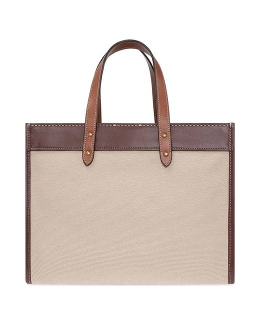 Buy Coach Badge Field Tote 30 Small Bag - Brown in Pakistan