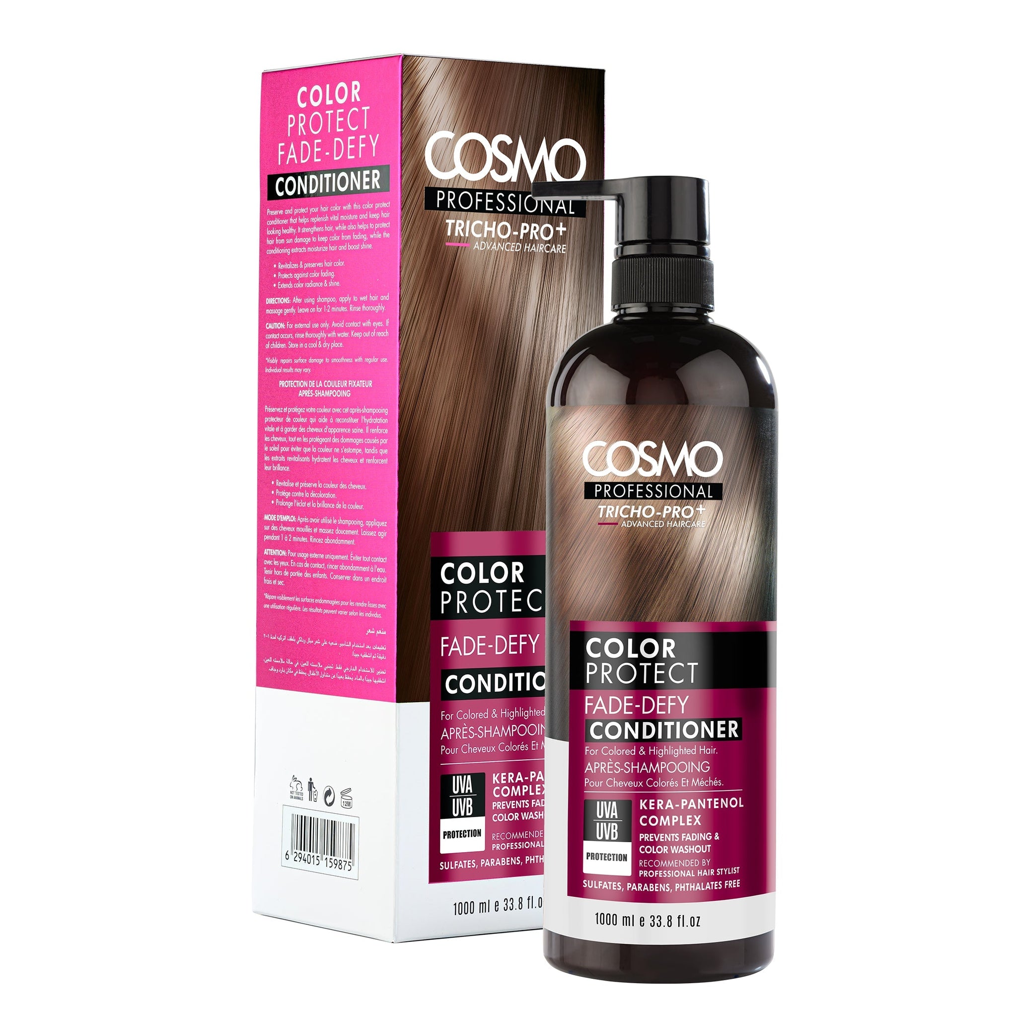 Buy Cosmo Professional Color Protect Fade – Defy Conditioner 1000ml in Pakistan