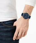 Buy Tommy Hilfiger Mens Quartz Silicone Strap Blue Dial 46mm Watch - 1791721 in Pakistan