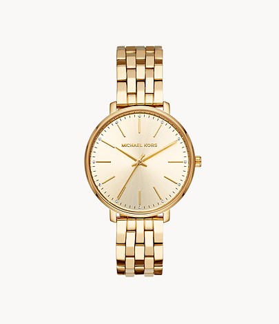 Buy Michael Kors Pyper Gold Dial Gold Stainless Steel Strap Women's Watch Gold - Mk3898 in Pakistan