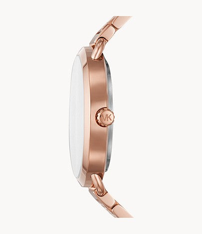 Buy Michael Kors Portia Crystal Rose Gold Dial Stainless Steel Strap Ladies Watch - Mk3853 in Pakistan
