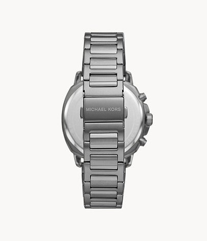 Buy Michael Kors Chronograph Black Dial Gunmetalic Stainless Steel Watch for Men - Mk8970 in Pakistan
