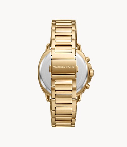 Buy Michael Kors Chronograph Gold-tone Stainless Steel Black Dial Watch for Women - Mk8969 in Pakistan