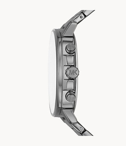 Buy Michael Kors Chronograph Black Dial Gunmetalic Stainless Steel Watch for Men - Mk8970 in Pakistan