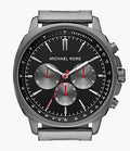 Buy Michael Kors Chronograph Black Dial Gunmetalic Stainless Steel Watch for Men - Mk8970 in Pakistan