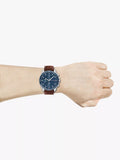Buy Tommy Hilfiger Mens Quartz Leather Strap Blue Dial 44mm Watch - 1791837 in Pakistan