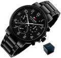 Buy Tommy Hilfiger Mens Quartz Stainless Steel Black Dial 46mm Watch - 1710383 in Pakistan
