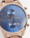Buy Hugo Boss Mens Quartz Copper Stainless Steel Blue Dial 44mm Watch - 1513788 in Pakistan