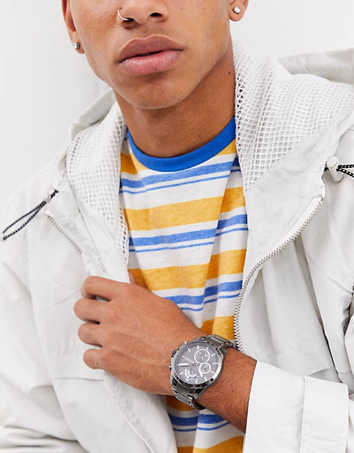 Buy Tommy Hilfiger Mens Quartz Stainless Steel Grey Dial 46mm Watch - 1791347 in Pakistan