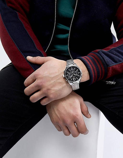 Buy Tommy Hilfiger Mens Quartz Stainless Steel Black Dial 44mm Watch - 1791469 in Pakistan