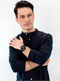 Buy Tommy Hilfiger Mens Quartz Black Stainless Steel Black Dial 44mm Watch - 1791738 in Pakistan