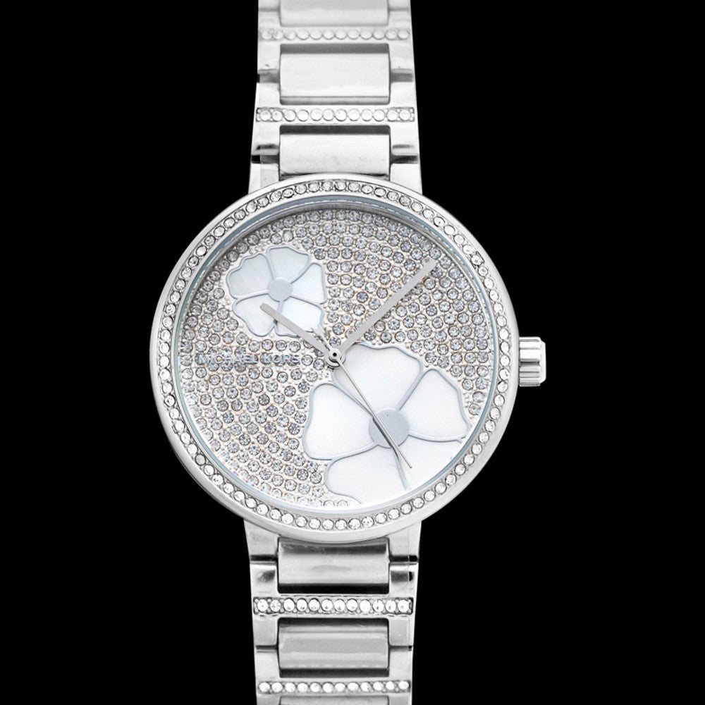 Buy Michael Kors Women's Courtney Analog Display Analog Quartz Silver Watch - Mk3835 in Pakistan