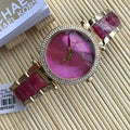 Buy Michael Kors Parker Pink Mother Of Pearl Dial Two Tone Stainless Steel Strap Ladies Watch - Mk6490 in Pakistan