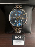 Buy Hugo Boss Mens Quartz Two-tone Stainless Steel Blue Dial 42mm Watch - 1513976 in Pakistan