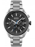 Buy Hugo Boss Volane Silver Steel Black Dial Men's Chrono Watch - 1513949 in Pakistan