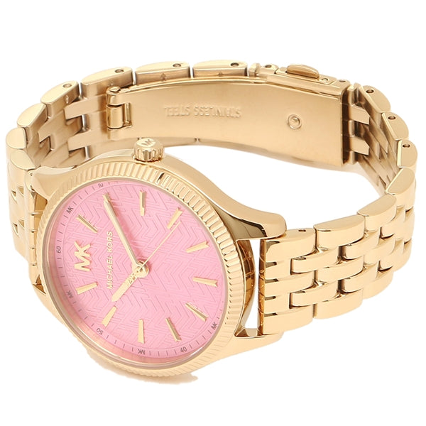 Buy Michael Kors Lexington Quartz Pink Dial Gold Steel Strap Ladies Watch - Mk6640 in Pakistan