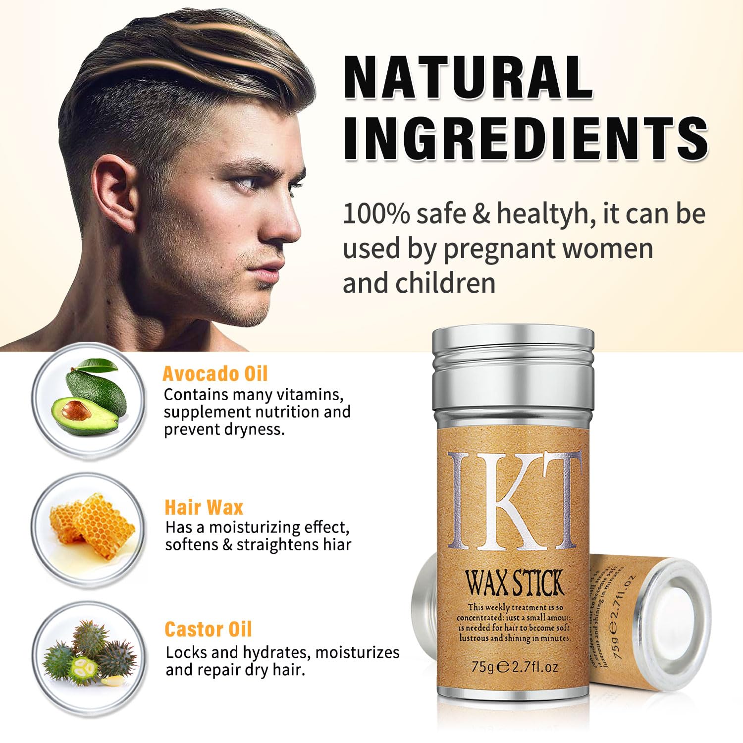 Buy IKT Hair Wax Stick 75gm in Pakistan