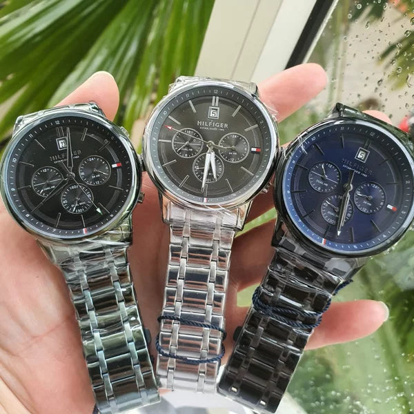 Buy Tommy Hilfiger Mens Quartz Stainless Steel Black Dial 44mm Watch - 1791634 in Pakistan