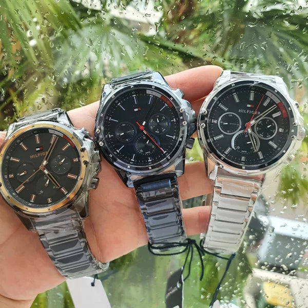 Buy Tommy Hilfiger Mason Blue Dial Blue Steel Strap Watch for Men - 1791789 in Pakistan