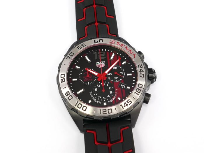 Buy Tag Heuer Formula 1 Ayrton Senna Special Edition Black Dial Black Rubber Strap Watch for Men - CAZ1019.FT8027 in Pakistan