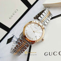 Buy Gucci G Timeless Silver Dial Two Tone Steel Strap Watch for Men - YA126409 in Pakistan