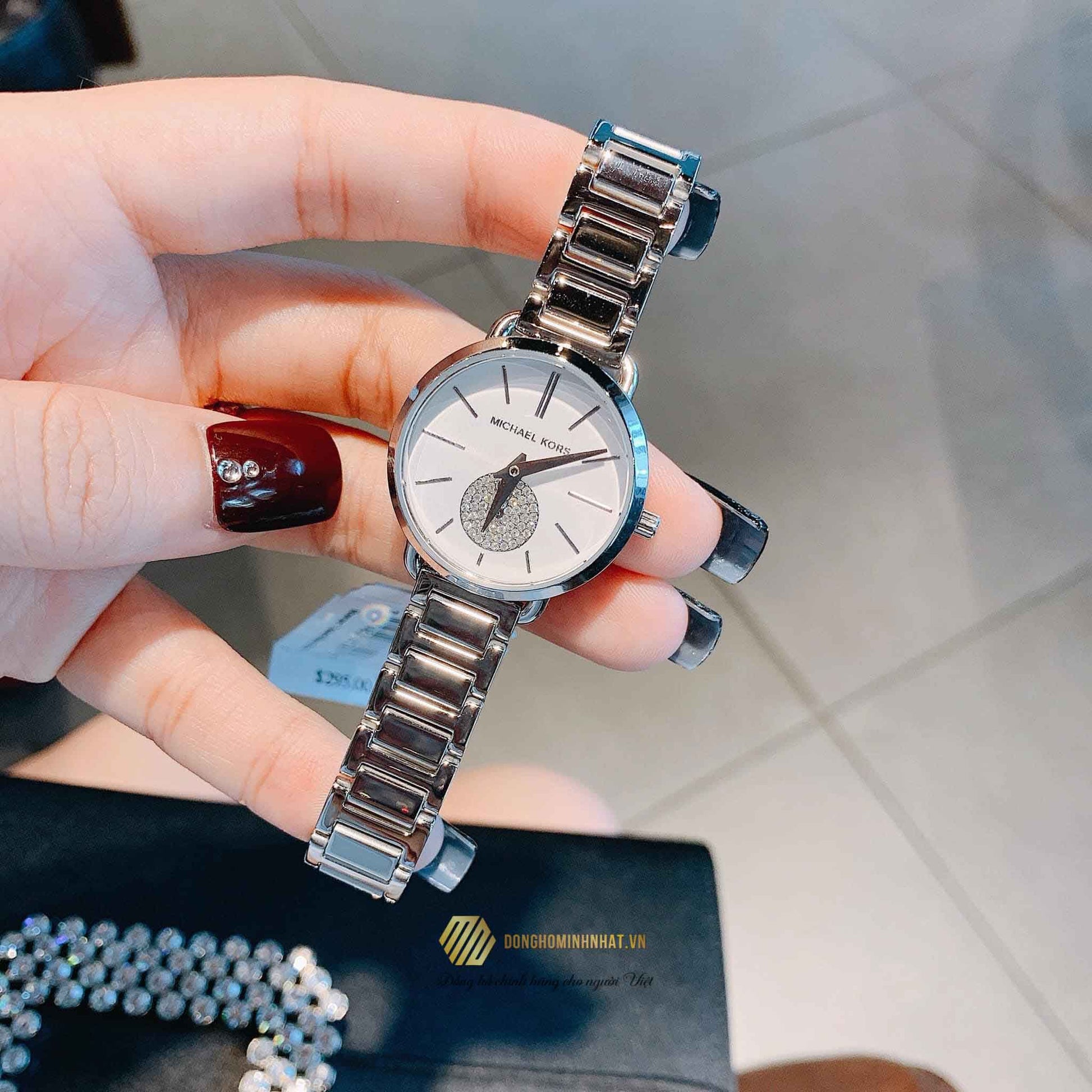 Buy Michael Kors Womens Quartz Stainless Steel Silver Dial 27mm Watch - Mk3837 in Pakistan