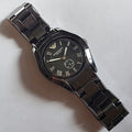 Buy Emporio Armani Ceramica Black Dial Black Steel Strap Watch for Women - AR1402 in Pakistan