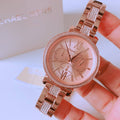 Buy Michael Kors Sofie Rose Gold Dial Rose Gold Steel Strap Watch for Women - MK4354 in Pakistan