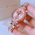 Buy Michael Kors Sofie Rose Gold Dial Rose Gold Steel Strap Watch for Women - MK4354 in Pakistan