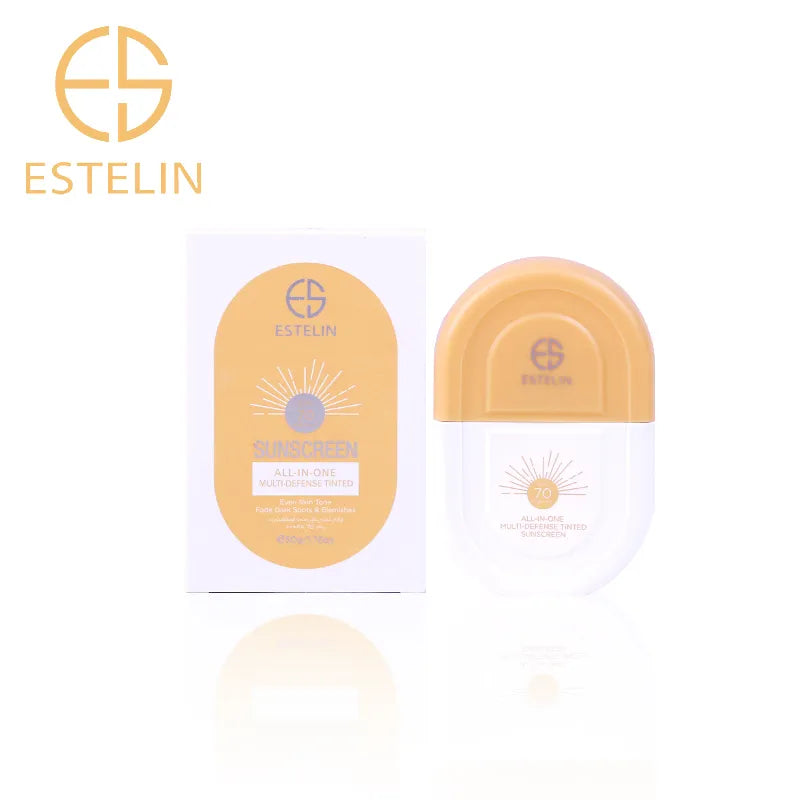 Buy ESTELIN All in One Multi-Defense Tinted Sun Screen SPF 70 PA+++ in Pakistan